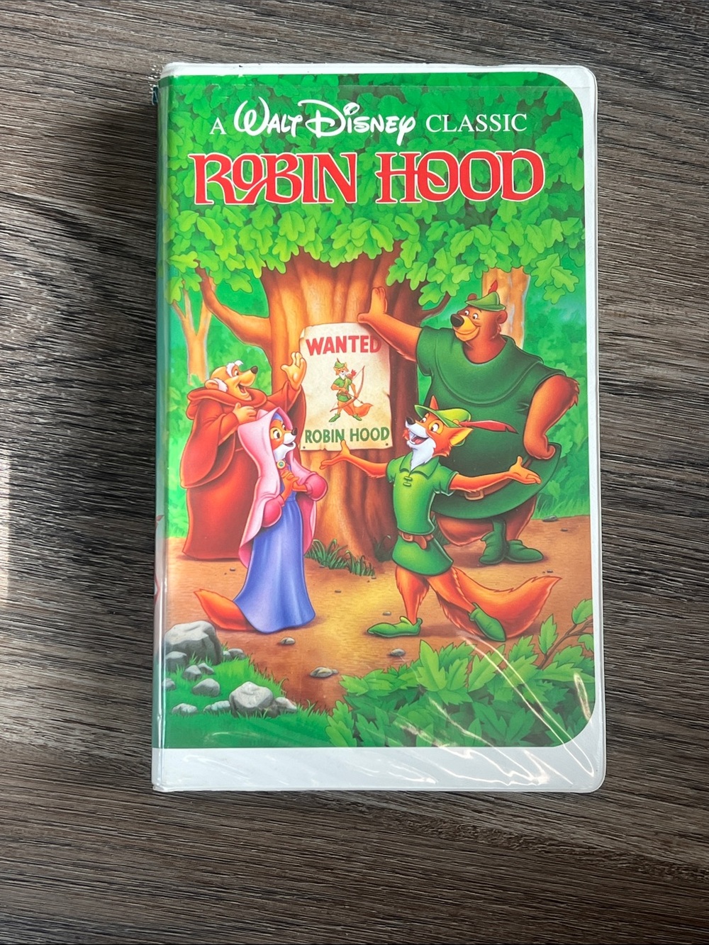 Rare Black Diamond Walt Disney Classic Robin Hood VHS